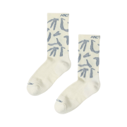 Arc'teryx Merino Wool Grotto Mid Sock White Stratus