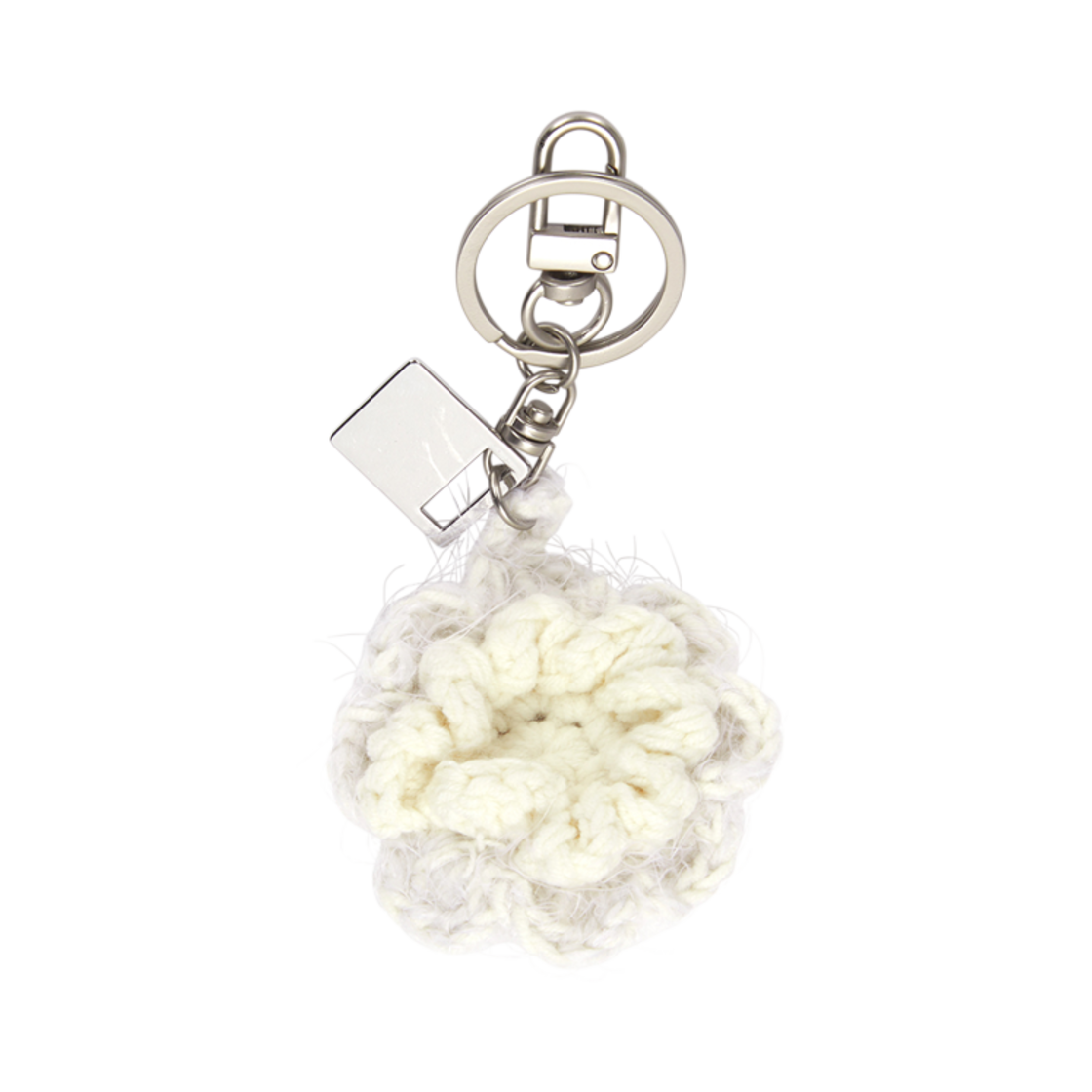 마뗑킴 씨플라워 니트 키링 아이보리(Matin Kim Seaflower Knit Keyring Ivory)