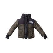 The North Face Mini Nuptse Jacket Keyring New Taupe Green - 23FW