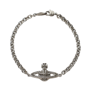 Vivienne Westwood Mini Bas Relief Bracelet Gunmetal