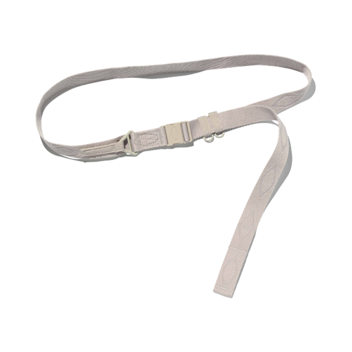 - Mischief Rhombus Jacquard Buckle Belt Light Pink Grey