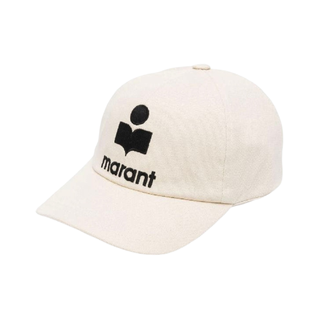 CQ001XFA-A1C09A-ECBK (W) Isabel Marant Tyron Logo Cap Ecru Black - 23SS