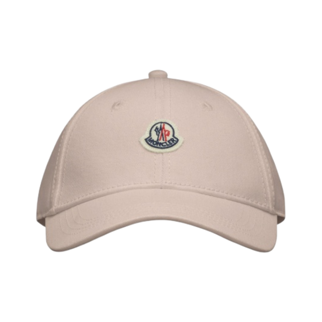 (키즈) 몽클레르 로고 베이스볼 캡 페일 피치 핑크 - 22SS((Kids) Moncler Logo Baseball Cap Pale Peach Pink - 22SS) - 1
