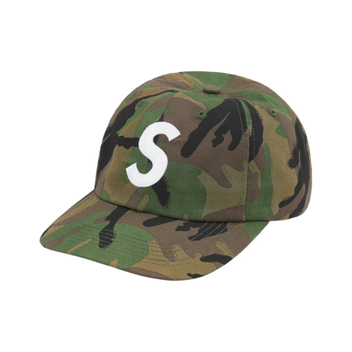 슈프림 벤틸 S 로고 6-패널 캡 스월 카모 - 21FW