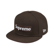 Supreme No Comp Box Logo New Era Brown - 21FW