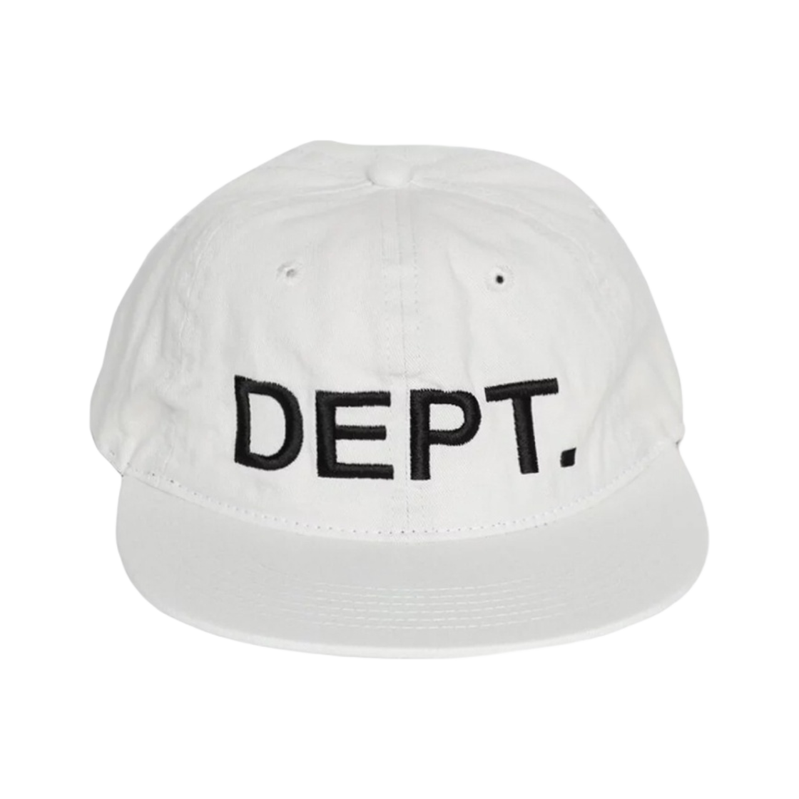 갤러리 디파트먼트 로고 자수 캡 화이트(Gallery Dept. Logo Embroidered Cap White)