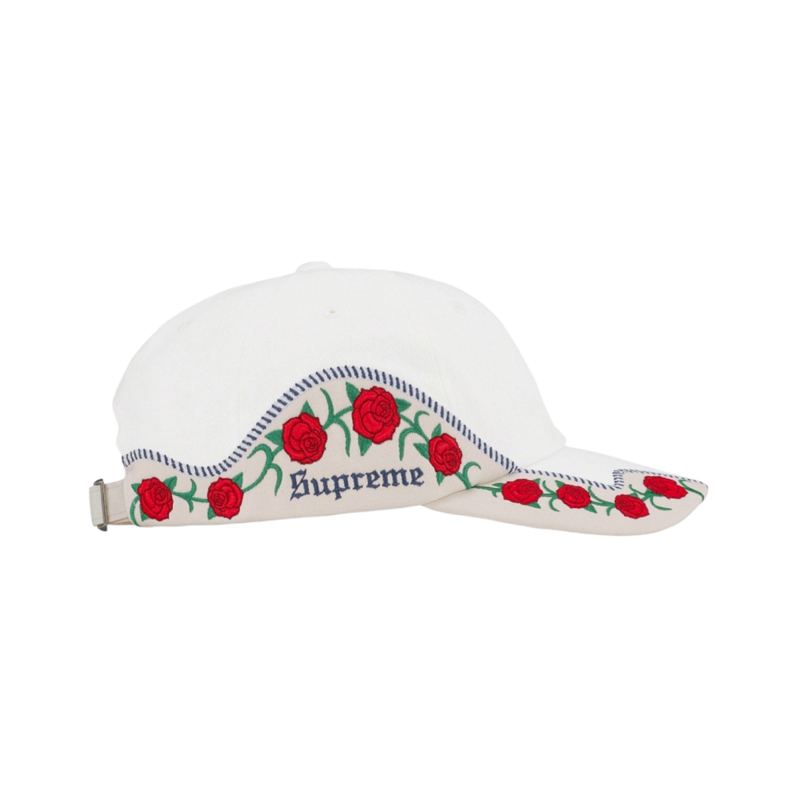 슈프림 로즈 6-패널 캡 화이트 - 23SS(Supreme Roses 6-Panel White - 23SS) - 2
