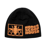 Honey Scoop House Honey Comb Beanie Black