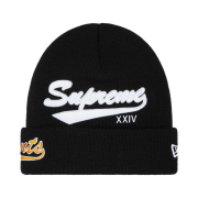 Supreme x New Era Salvation Beanie Black - 24SS