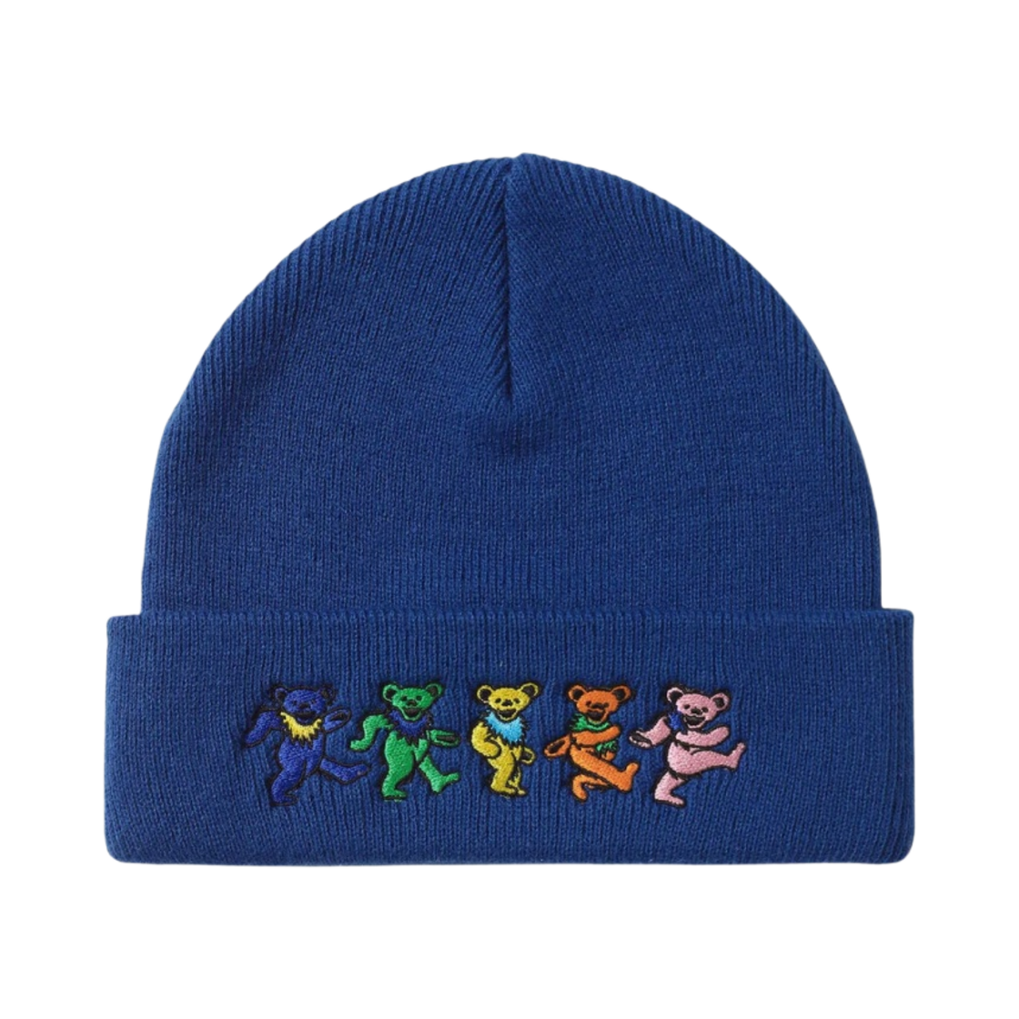 디스이즈네버댓 x 그레이트풀 데드 댄싱 베어 비니 블루(thisisneverthat x Grateful Dead Dancing Bears Beanie Blue)