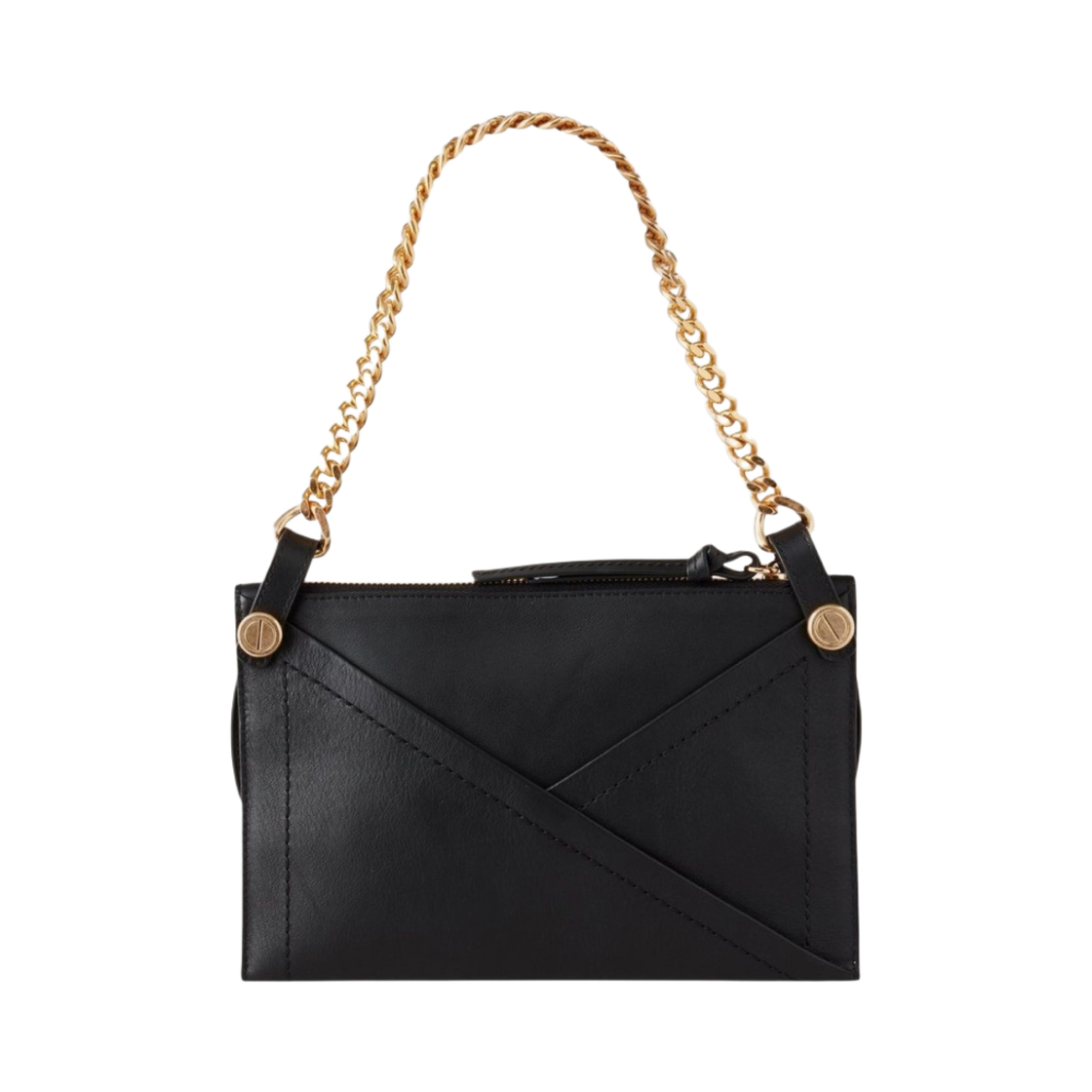 멀버리 스무스 카프 M 지퍼 파우치 백 블랙 매트(Mulberry Smooth Calf M Zipped Pouch Bag Black Matte) - 2