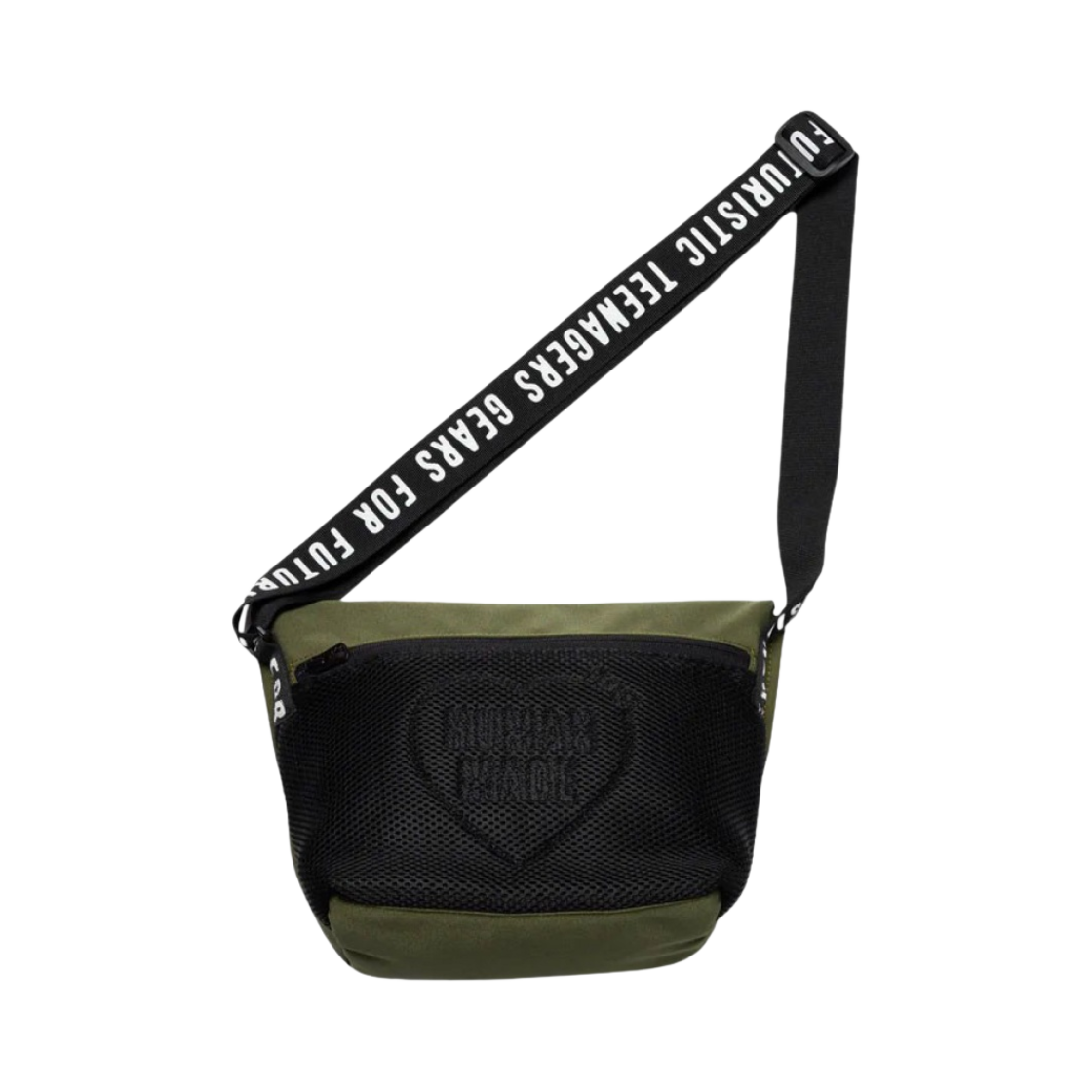 휴먼 메이드 스몰 메신저 백 올리브 드랩(Human Made Small Messenger Bag Olive Drab) - 2