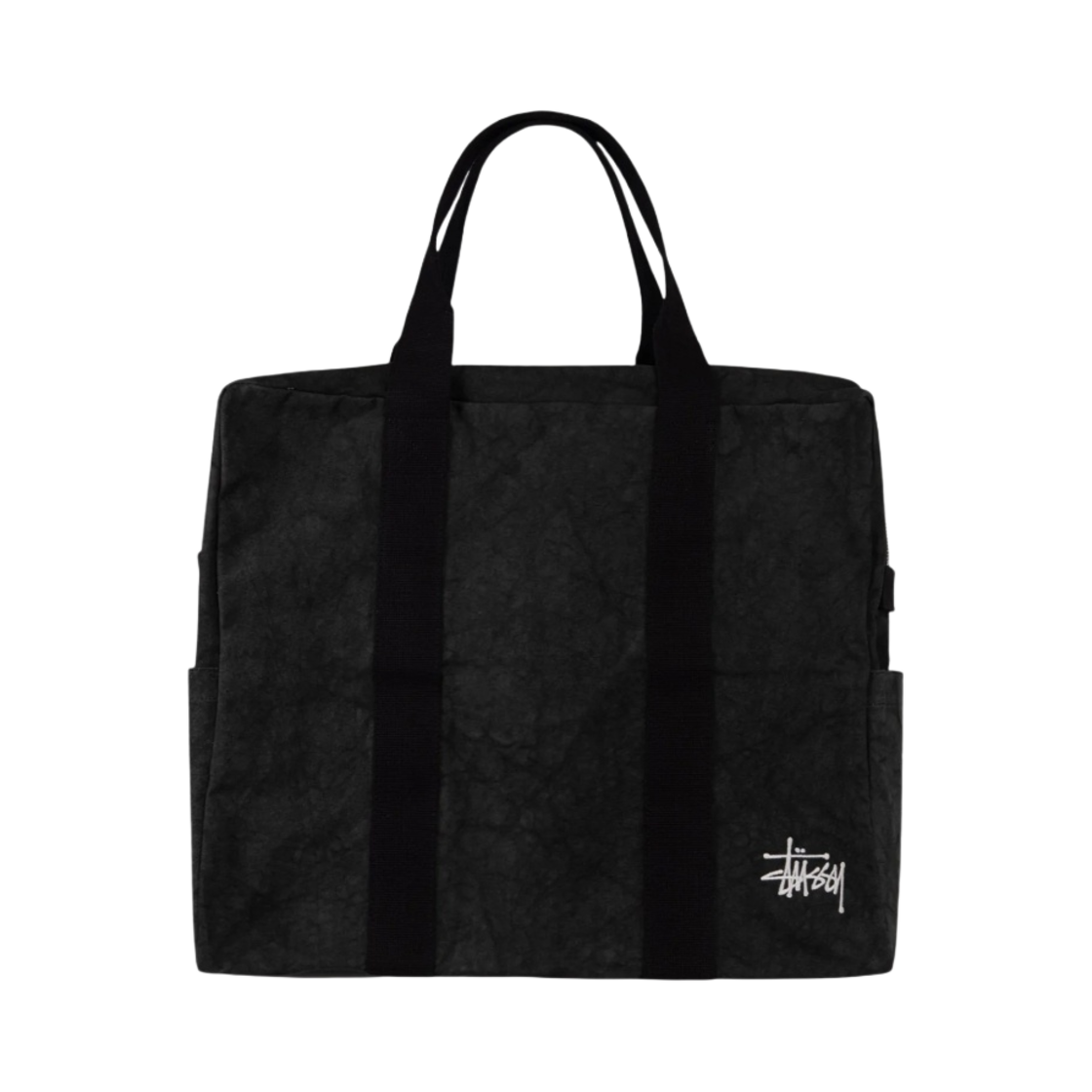 스투시 캔버스 플라이트 백 워시드 블랙(Stussy Canvas Flight Bag Washed Black)