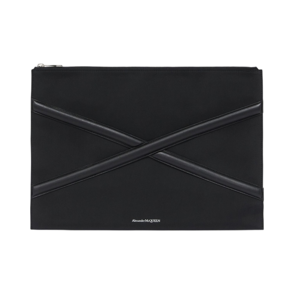 7263151AALD1000 Alexander McQueen The Harness Pouch Black