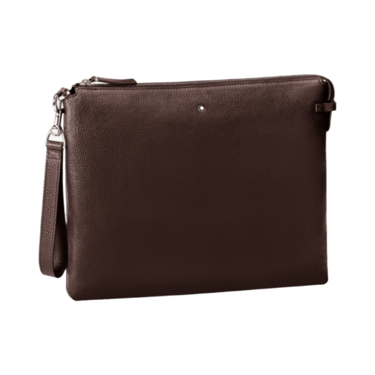 Montblanc Meisterstuck Soft Grain Clutch Dark Brown