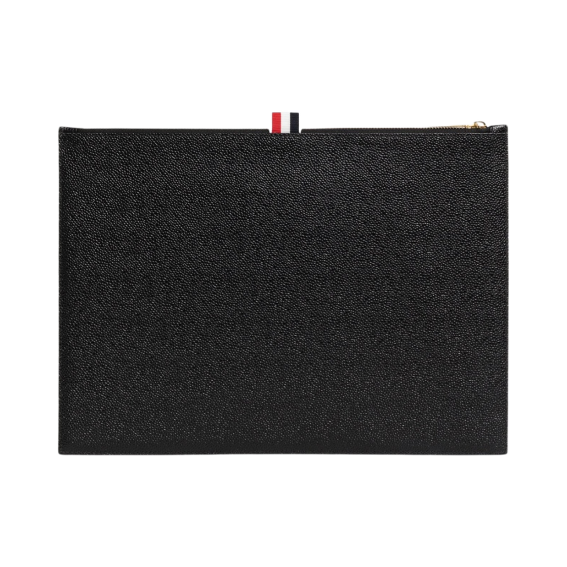 톰브라운 페블 그레인 레더 락 미디움 도큐먼트 홀더 블랙(Thom Browne Pebble Grain Leather Lock Medium Document Holder Black) - 2