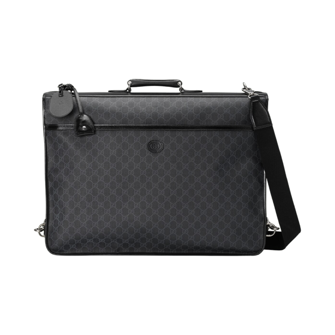 703484-92THF-1000 Gucci Garment Bag with Interlocking G Black GG Supreme