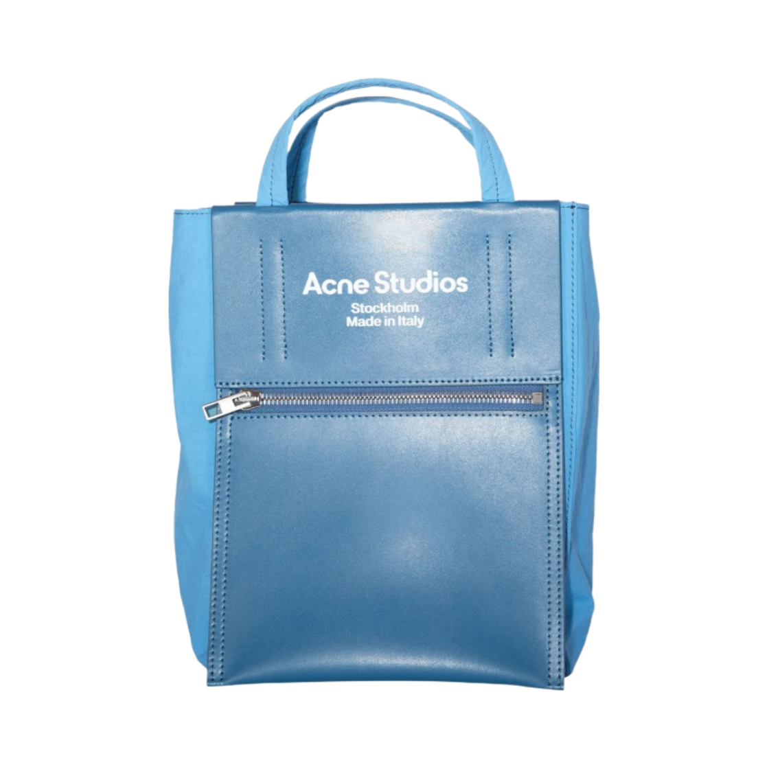 C10145-CXK Acne Studios Papery Nylon Tote Bag Powder Blue