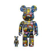 Bearbrick 2G Exclusive Keith Haring #10 100% & 400% Set