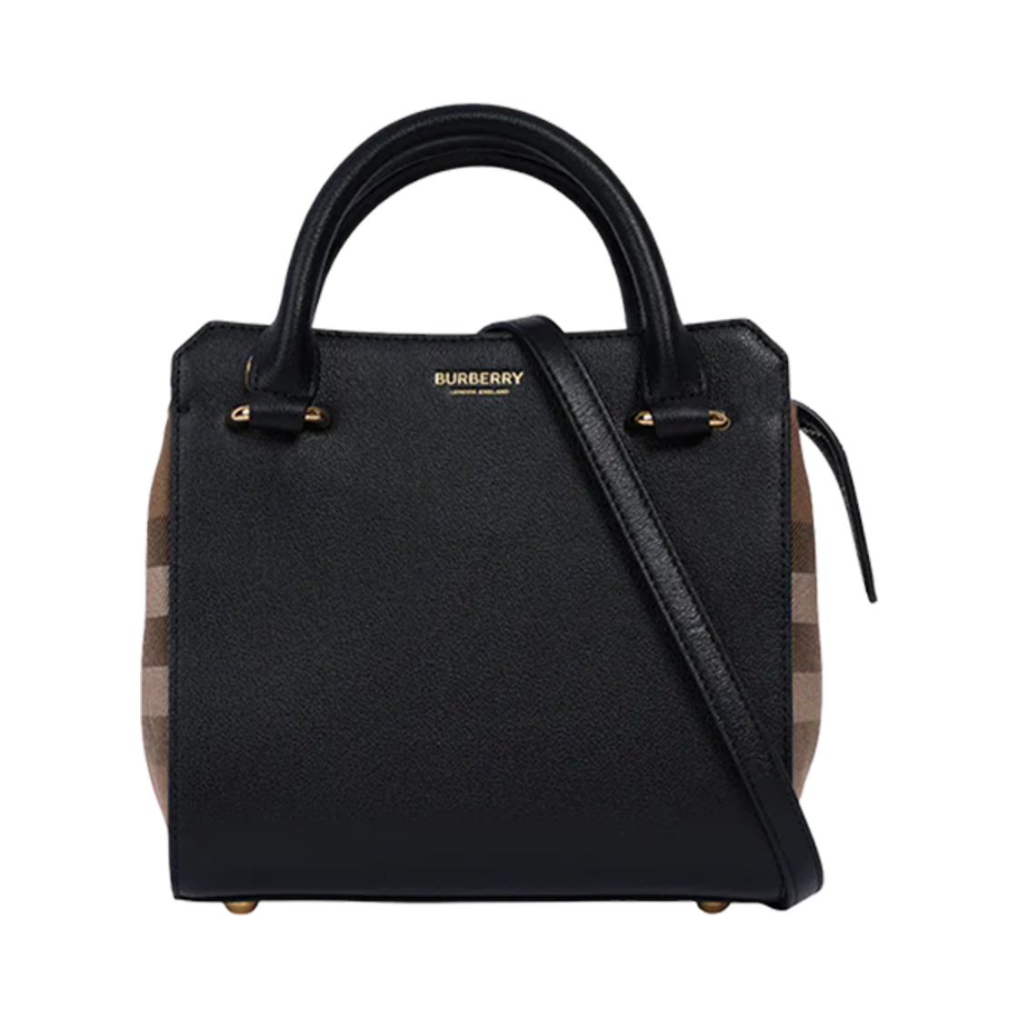 8084024 Burberry Mini Banwell Tote Bag Black