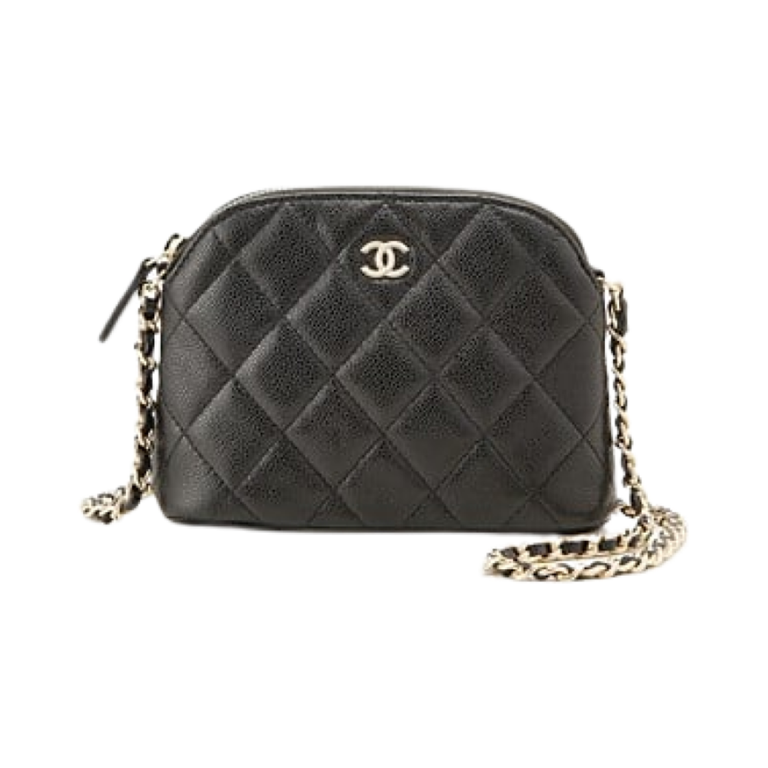 샤넬 체인 달린 미니백 그레인드 샤이니 카프스킨 & 골드 메탈 블랙(Chanel Clutch with Chain Grained Shiny Calfskin & Gold Black)