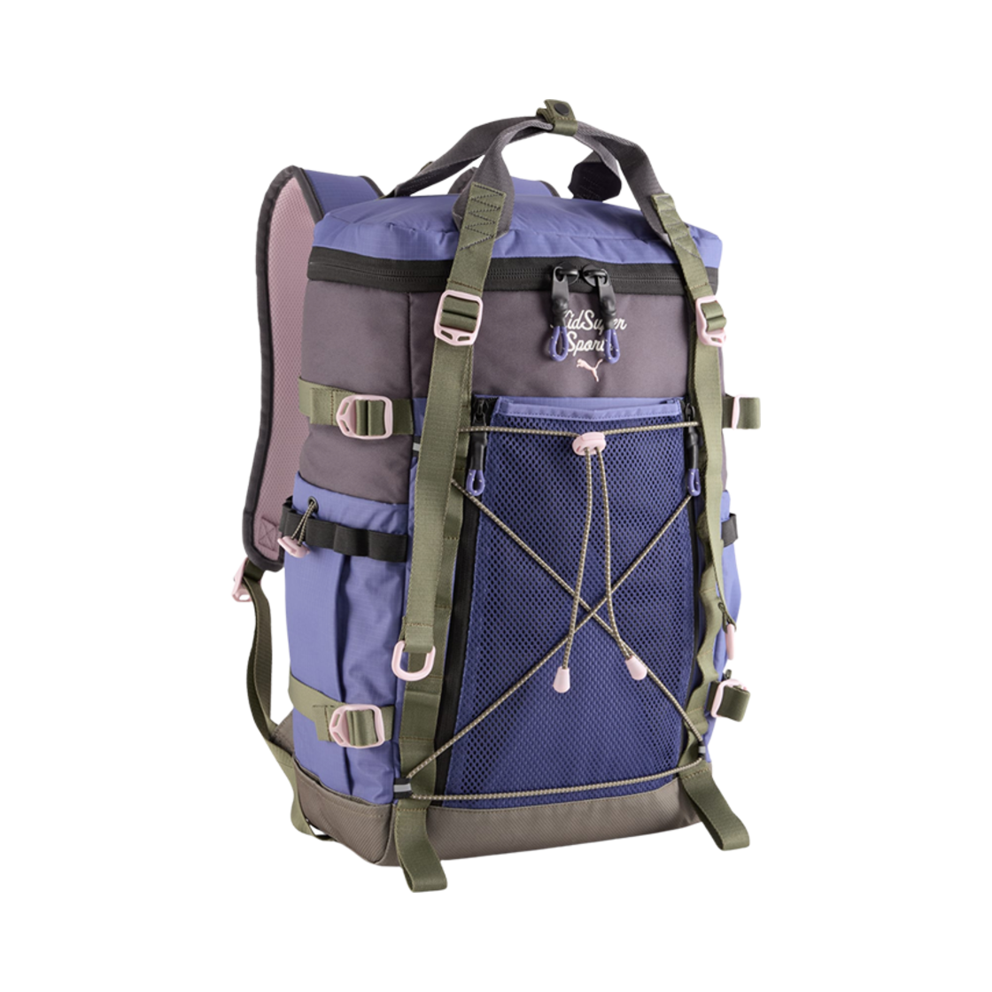 푸마 x 키드슈퍼 27L 백팩 다크 콜 멀티컬러(Puma x KidSuper 27L Backpack Dark Coal Multicolor)