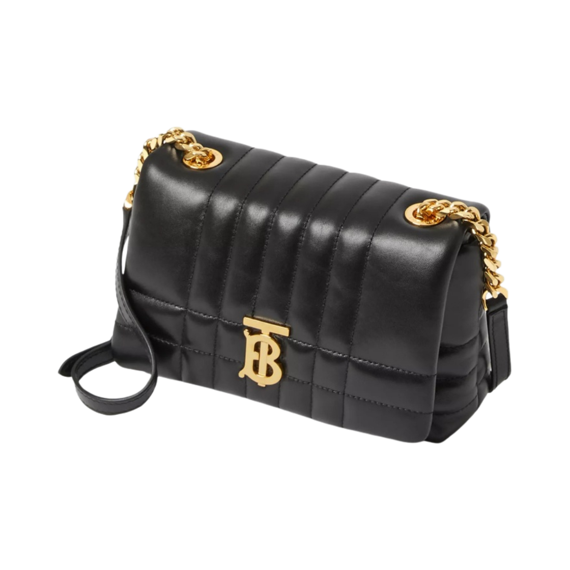버버리 미니 퀼티드 램스킨 롤라 사첼백 블랙(Burberry Mini Quilted Lambskin Lola Satchel Bag Black) - 2