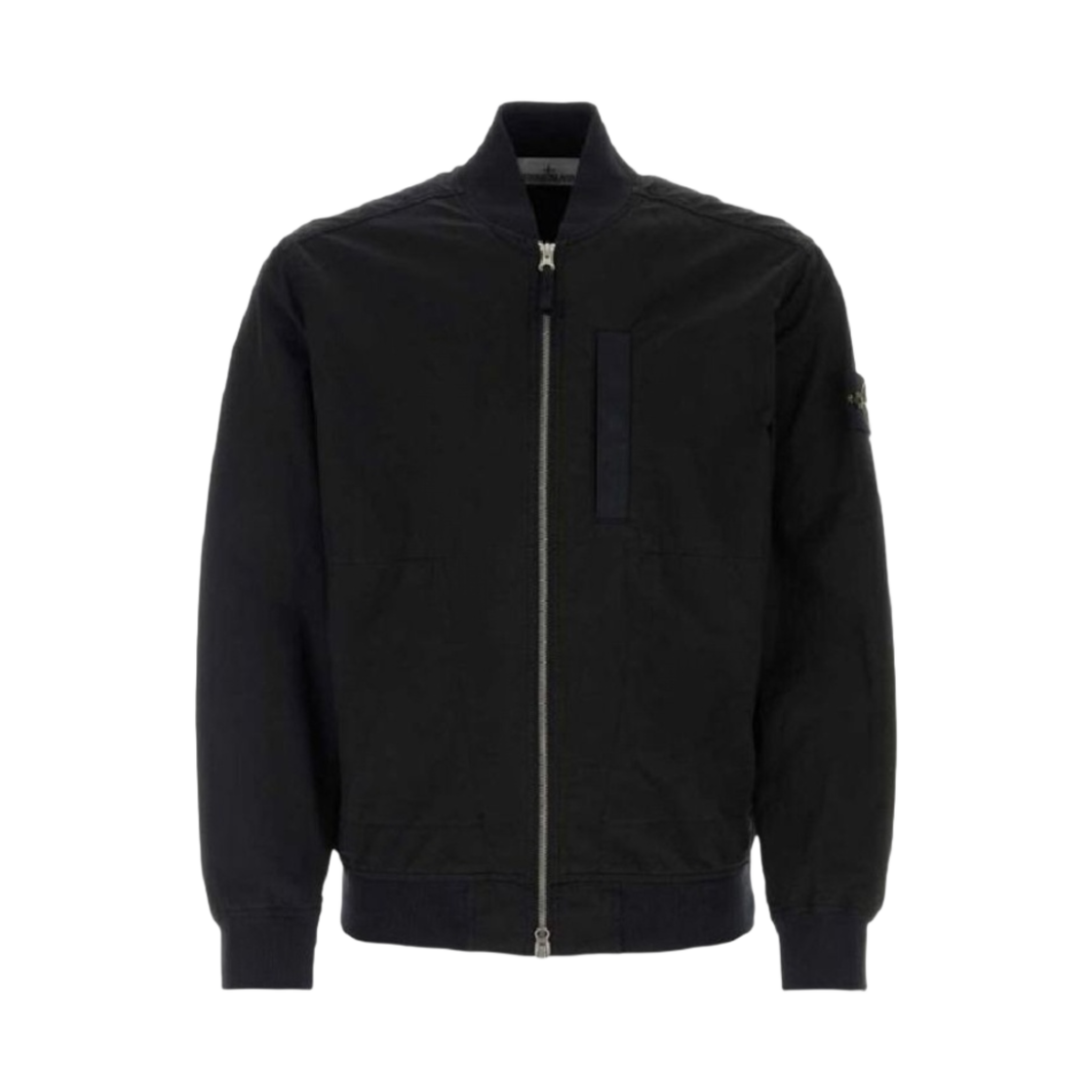 781542629-V0029 Stone Island 42629 Cupro Cotton Twill TC Jacket Black - 23SS