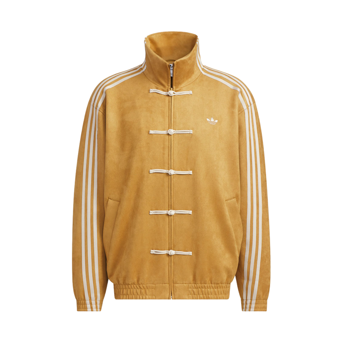 아디다스 차이니즈 스타일 자켓 뉴트럴 락 브론즈 - US 사이즈(Adidas Chinese Style Jacket Neutral Rock Bronze - US Sizing)