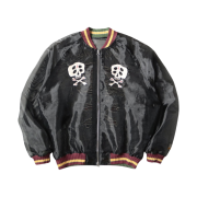Kapital Sheer Pearl Mosquito Guard Souvenir Jacket Black