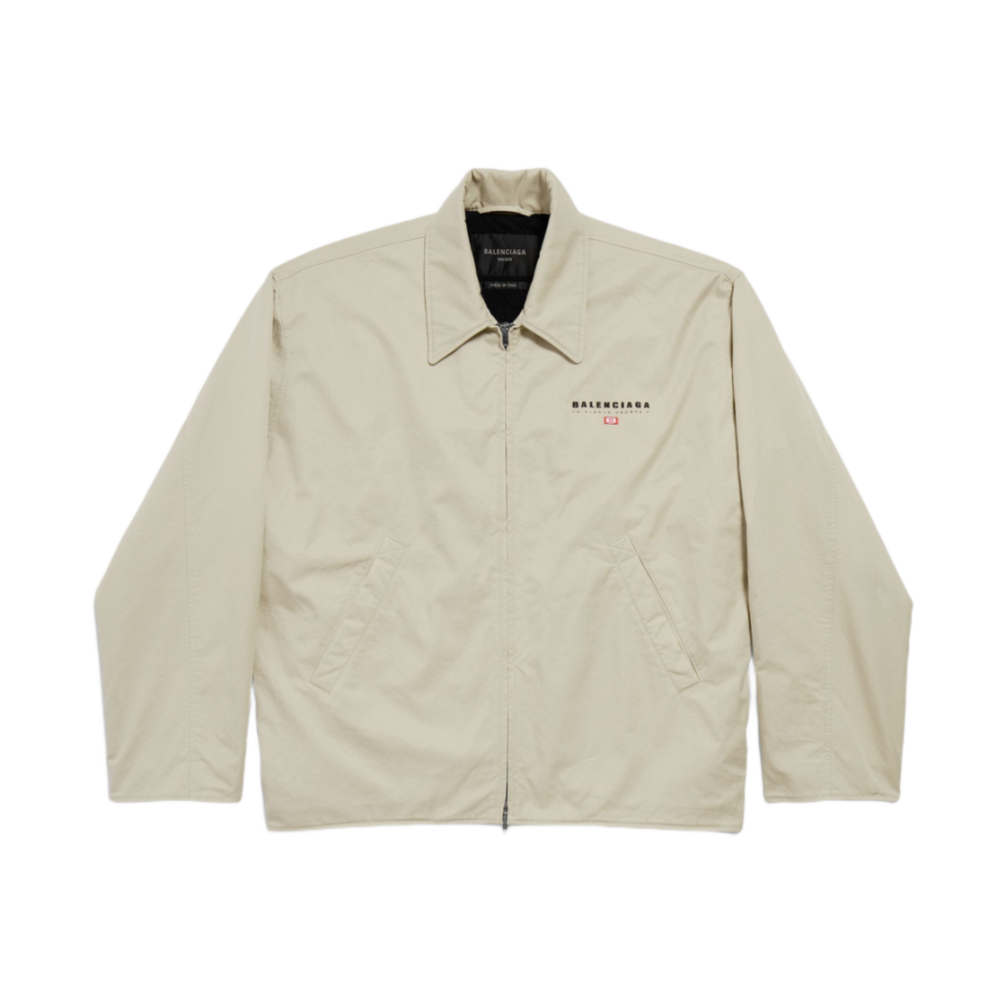 발렌시아가 집업 자켓 밀리터리 베이지(Balenciaga Zip-Up Jacket Military Beige) - 1