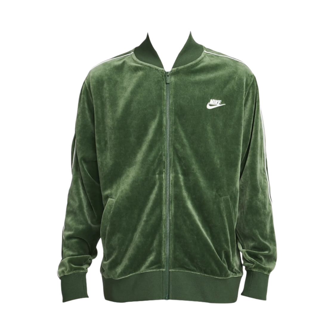 나이키 NSW 벨벳 자켓 블랙 화이트 - 아시아 | Nike | KREAM