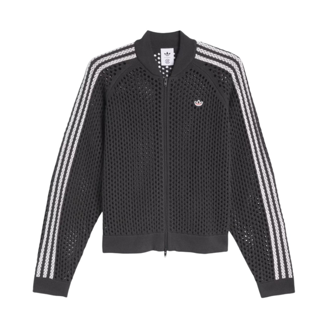 아디다스 x 클랏 크로셰 트랙 탑 카본 - KR 사이즈(Adidas x Clot Crochet Track Top Carbon - KR Sizing)