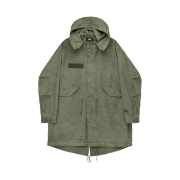 Stussy Nyco Printed Fishtail Parka Olive