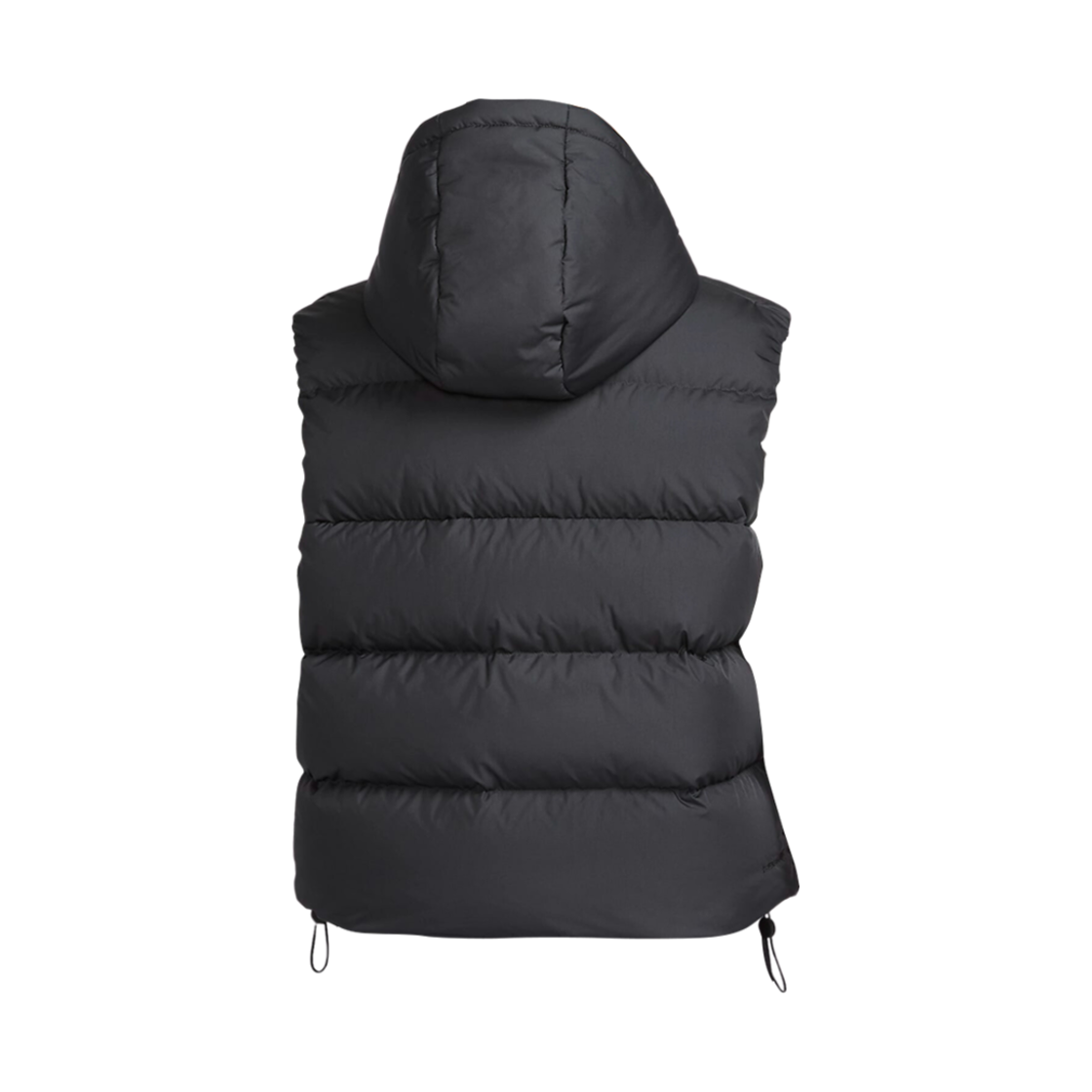 (W) 나이키 NSW 써마핏 메트로 루즈 다운 후드 베스트 블랙 화이트 - 아시아((W) Nike NSW Therma-Fit Metro Loose Down Hooded Vest Black White - Asia) - 2