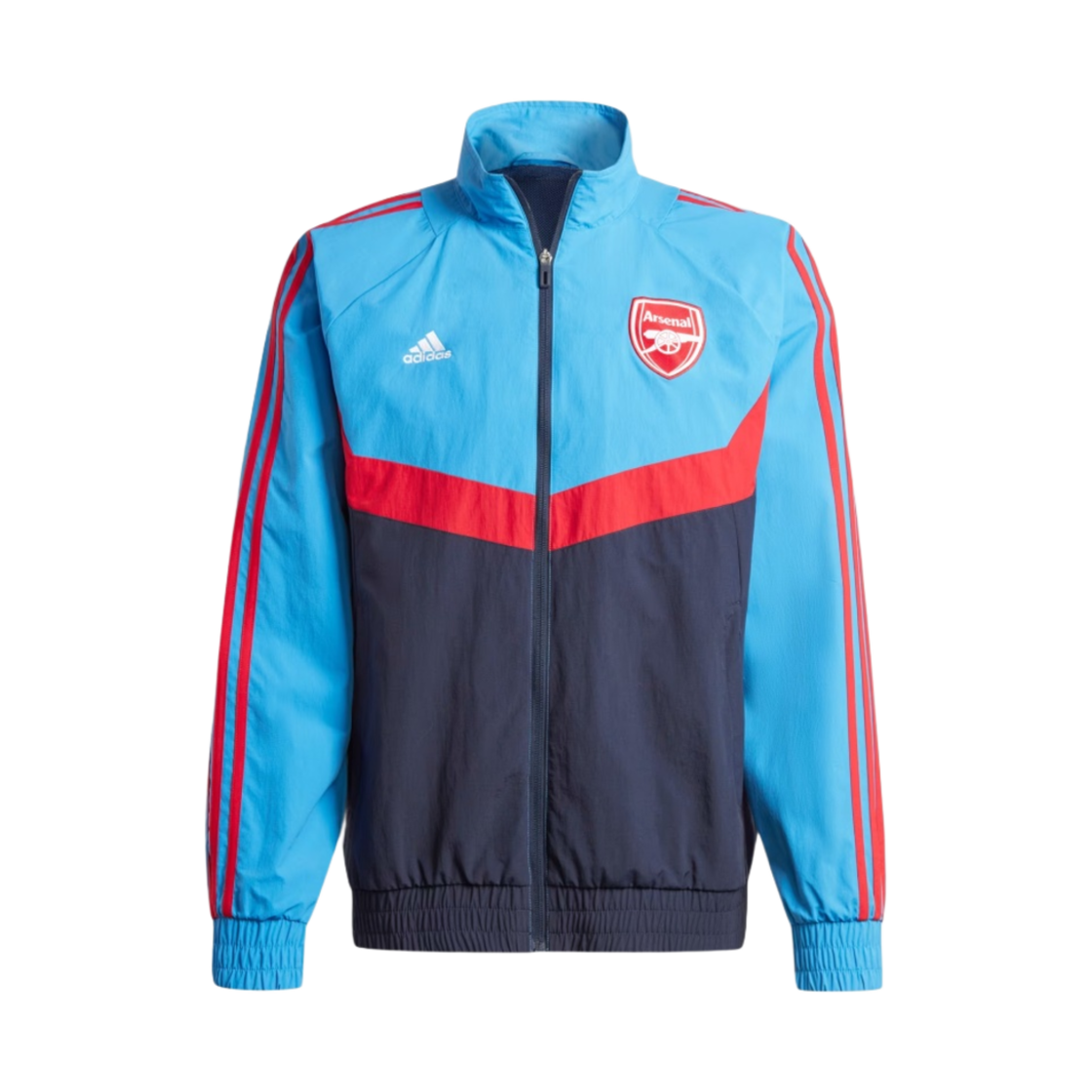 아디다스 아스널 우븐 트랙 자켓 레이 블루 레전드 잉크 - KR 사이즈(Adidas Arsenal Woven Track Jacket Ray Blue Legend Ink - KR Sizing)