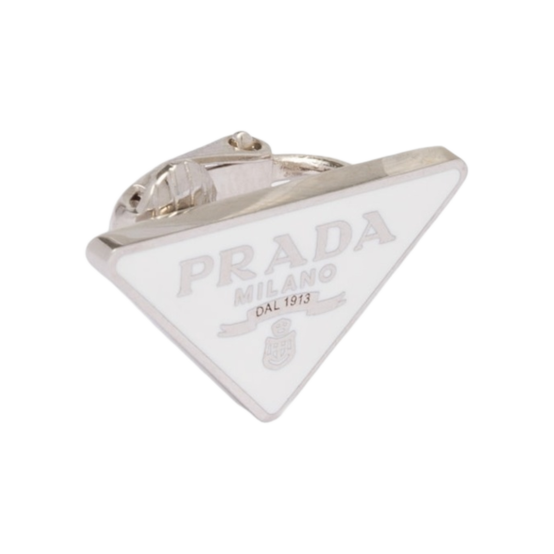 프라다 심볼 클립 레프트 이어링 화이트(Prada Symbole Clip Left Earring White) - 2