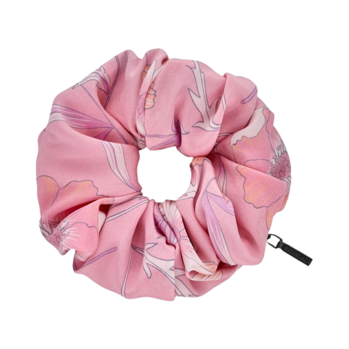 (W) 발렌시아가 홀리 스크런치 핑크((W) Balenciaga Holli Scrunchie Pink) - 1