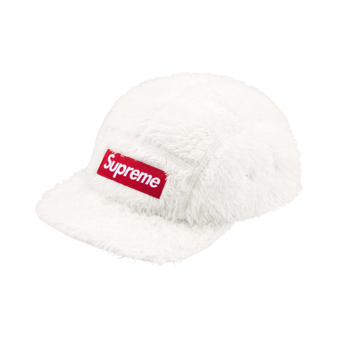 - Supreme Fuzzy Camp Cap White - 24FW
