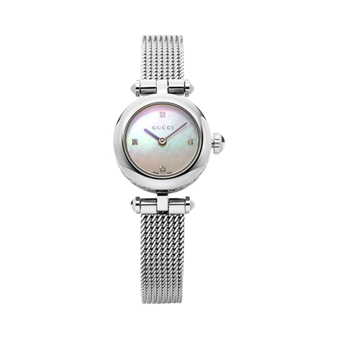 YA141512 (W) Gucci Diamantissima Quartz 22mm Stainless Steel Mother of Pearl