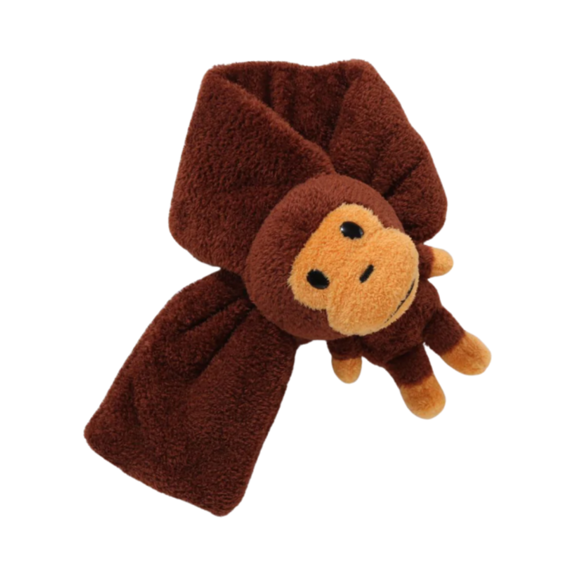 (키즈) 베이프 베이비 마일로 플러시 돌 스카프 브라운((Kids) BAPE Baby Milo Plush Doll Scarf Brown) - 2