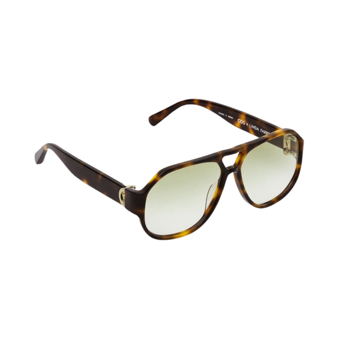 코스 x 린다 페로우 플라이트 선글라스 에비에이터 톨토이즈(COS x Linda Farrow Flight Sunglasses Aviator Tortoise) - 2