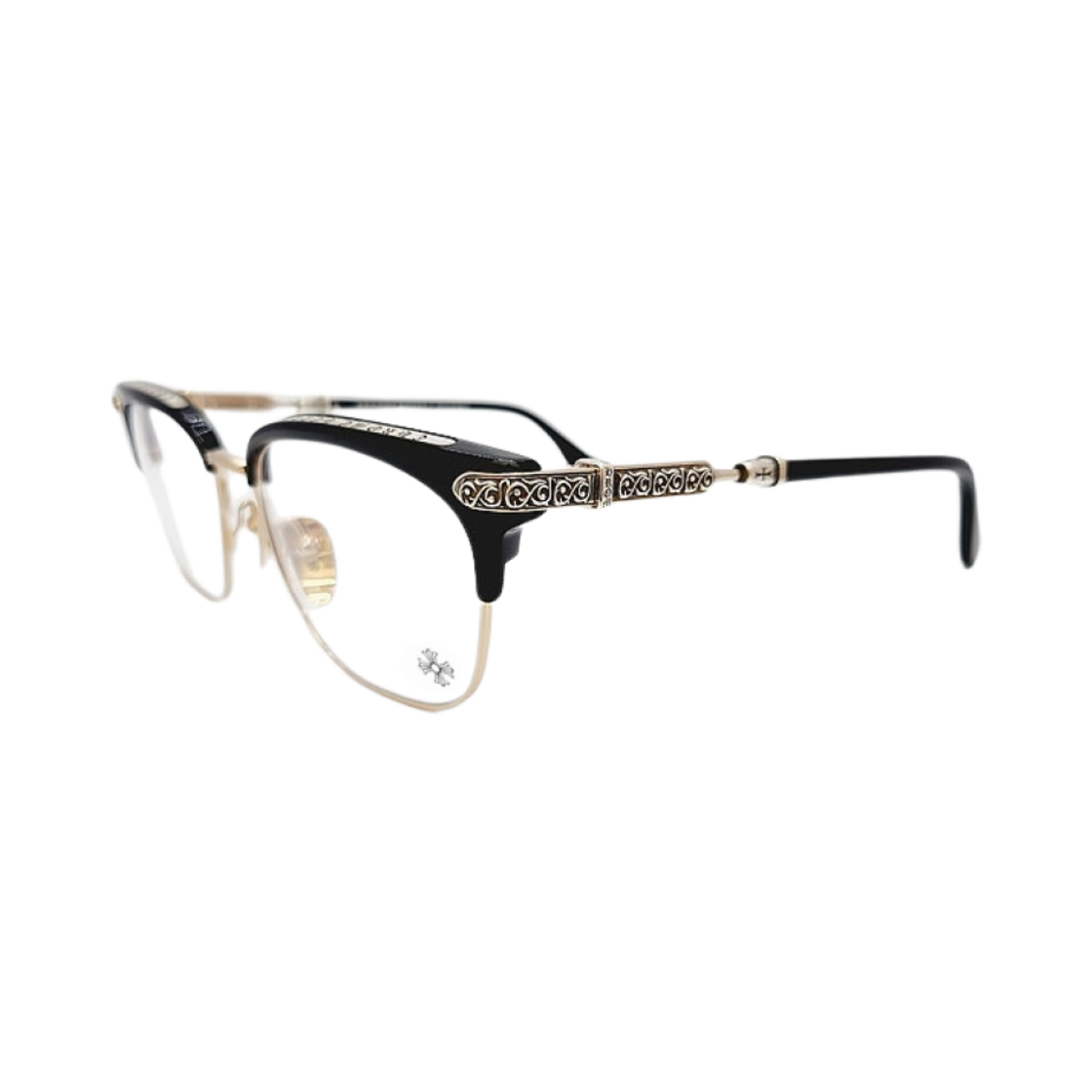 크롬하츠 버티컬 스마일 2 블랙 골드 플레이트