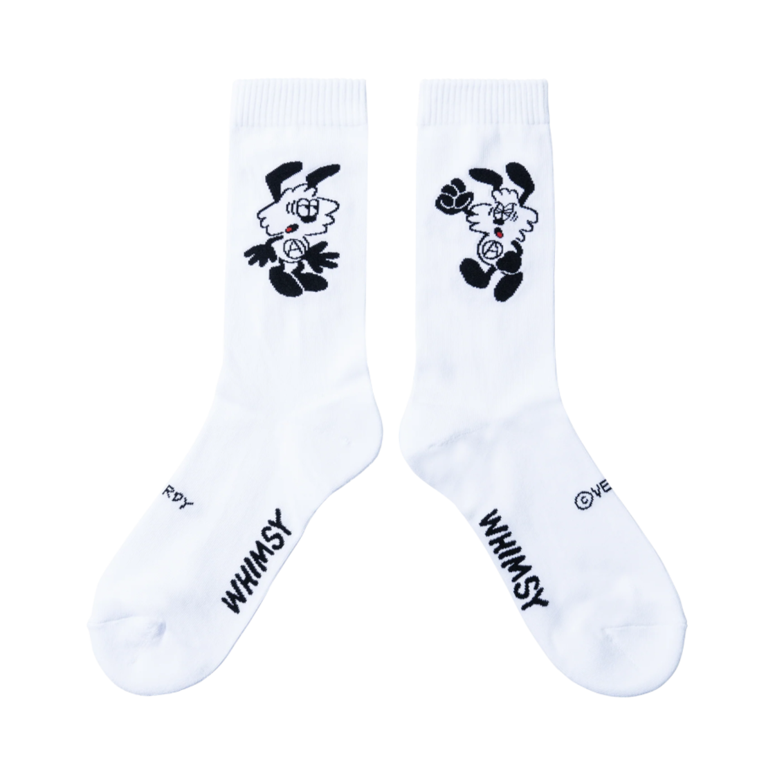 베르디 x 윔지 빅 삭스 화이트(Verdy x Whimsy Vick Socks White)