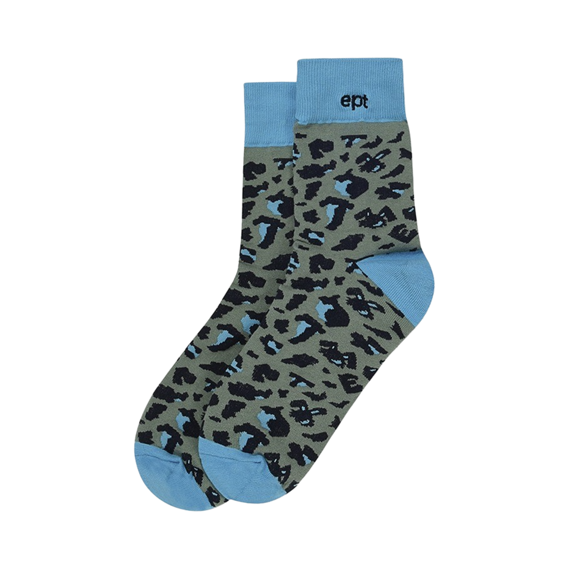 EP4SNSO22207333 EPT Leopard Socks Blue