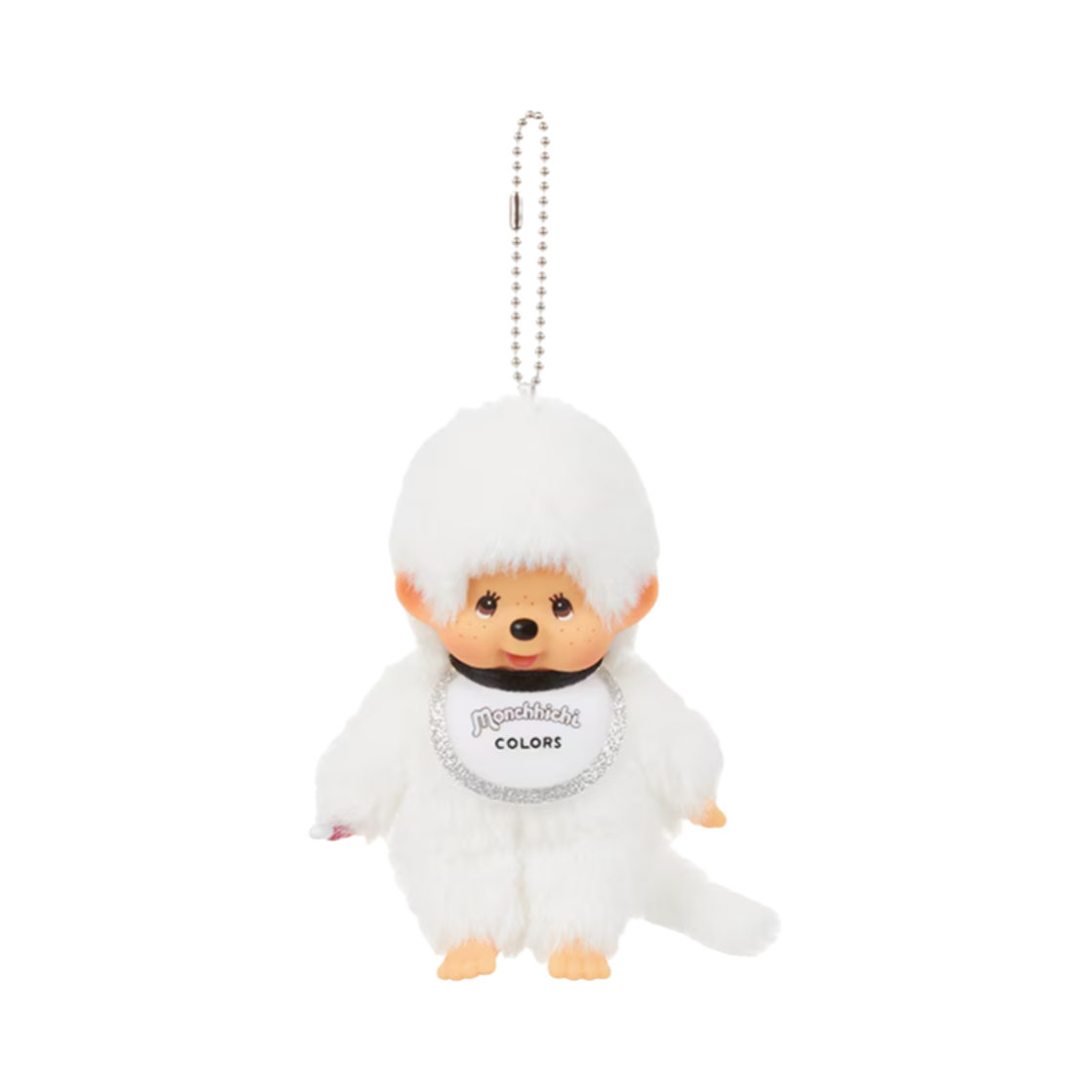 몬치치 컬러스 키 체인 화이트(Monchhichi Colors Key Chain White)
