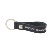 Hysteric Glamour Woman On Skull Pt Keychain Black
