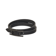 Hermes Behapi Double Tour Bracelet Swift Epsom So Black & Noir