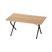 Snow Peak One Action Low Table Bamboo Light
