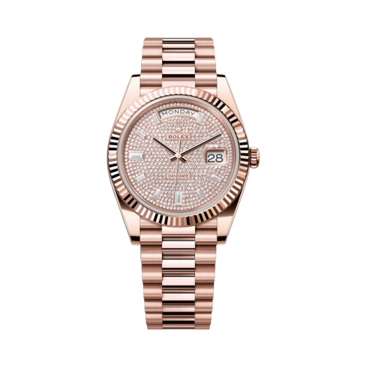 Rolex Day-Date 40mm 228235 Paved Diamond-Set Oyster